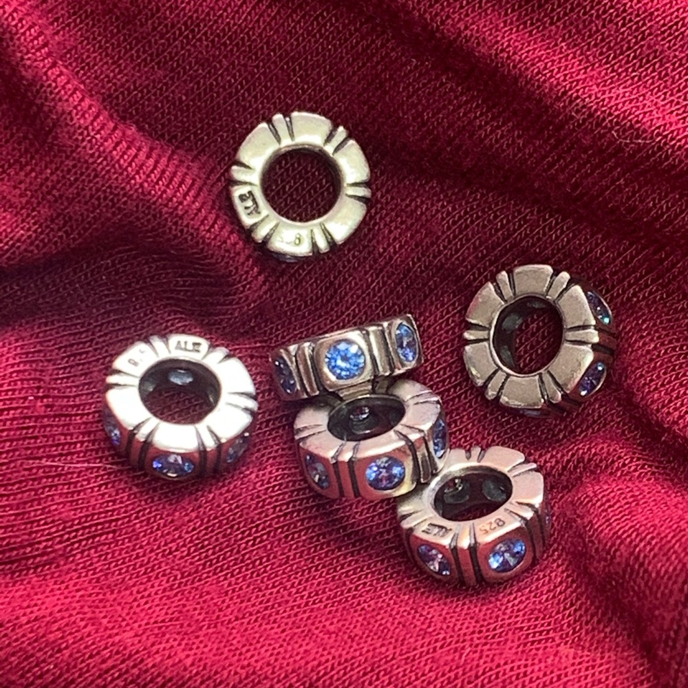 Pandora space with blue CV stones